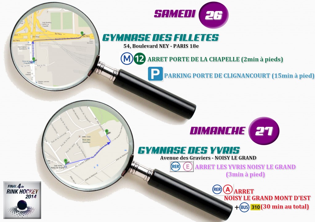 Final4-ZOOM SUR LES DEUX SITES